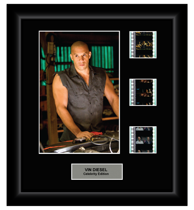 Vin Diesel Celebrity Edition - 3 Cell Film Display