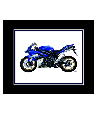 Yamaha R1 Motorcycle | 8x10 Art Photo by Gav Barbey