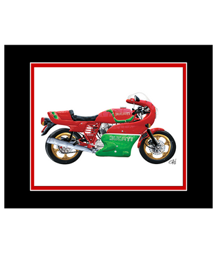 Ducati 900 Classic Motorcycle | 8x10 Art Photo by Gav Barbey