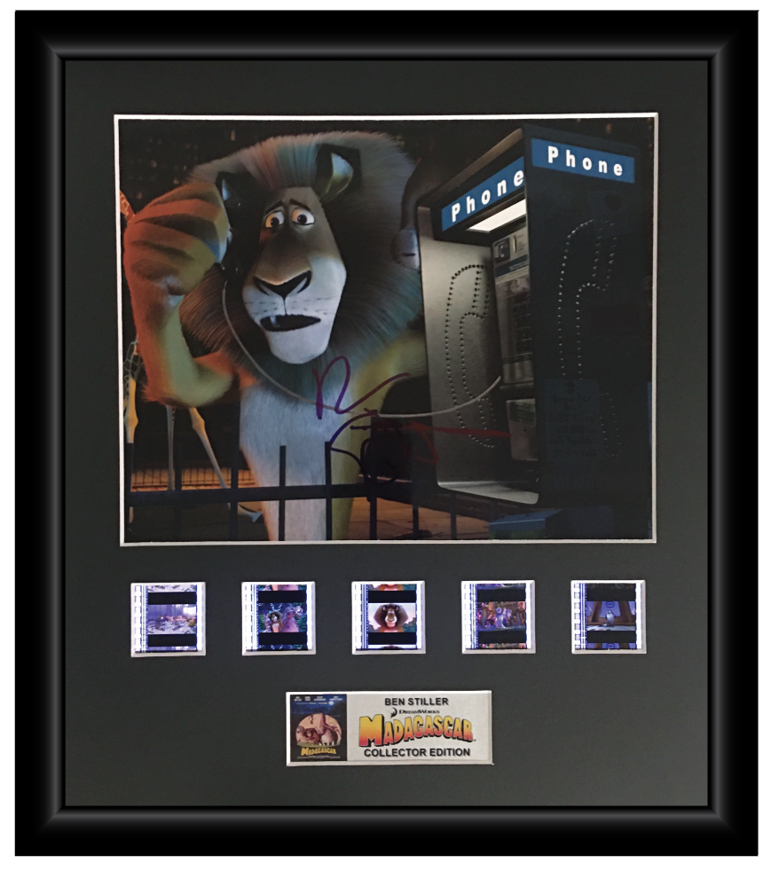 Madagascar (2005) - Autographed Film Cell Display