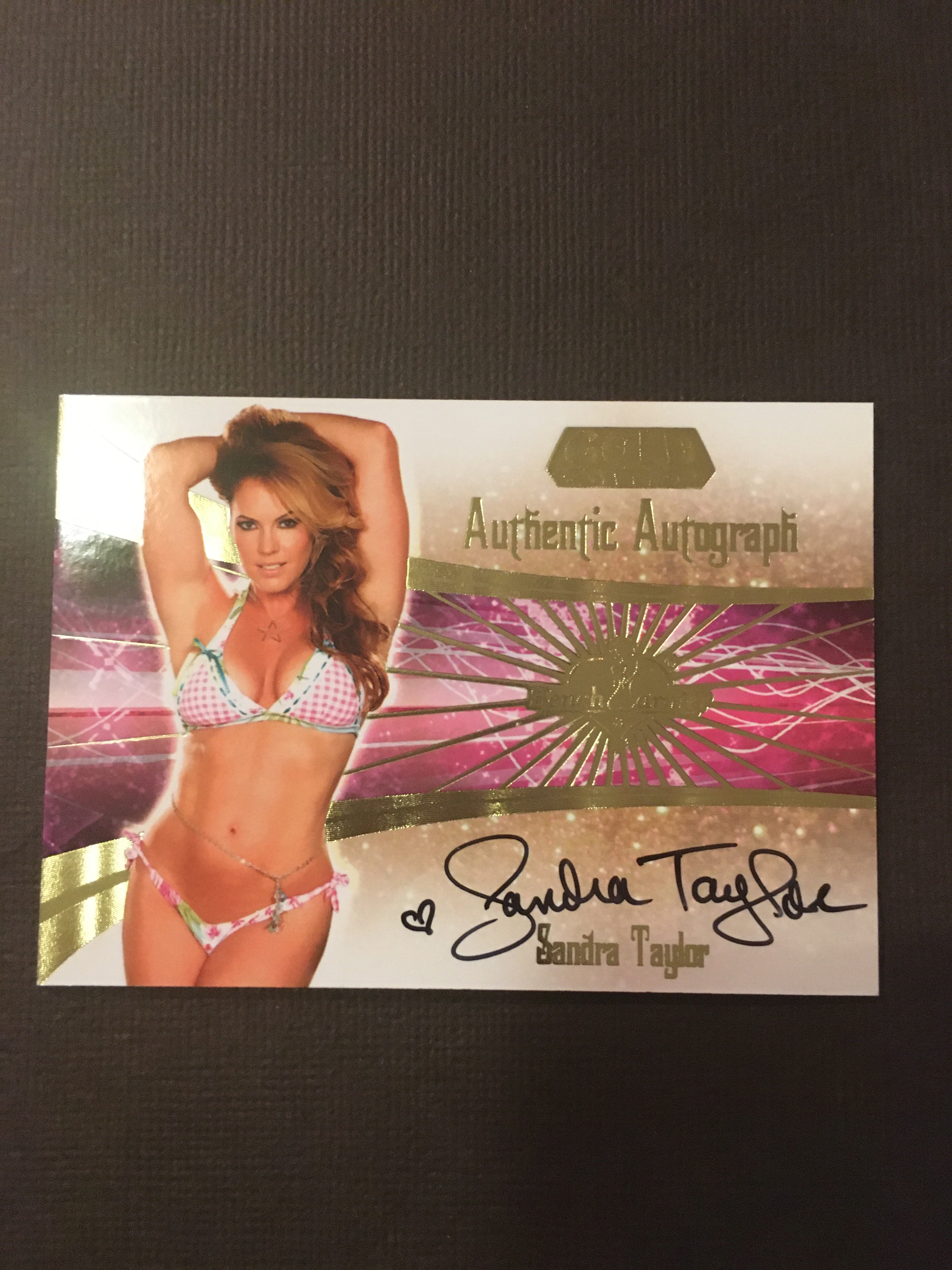 Sandra Taylor - Autographed Benchwarmer Trading Card (4)