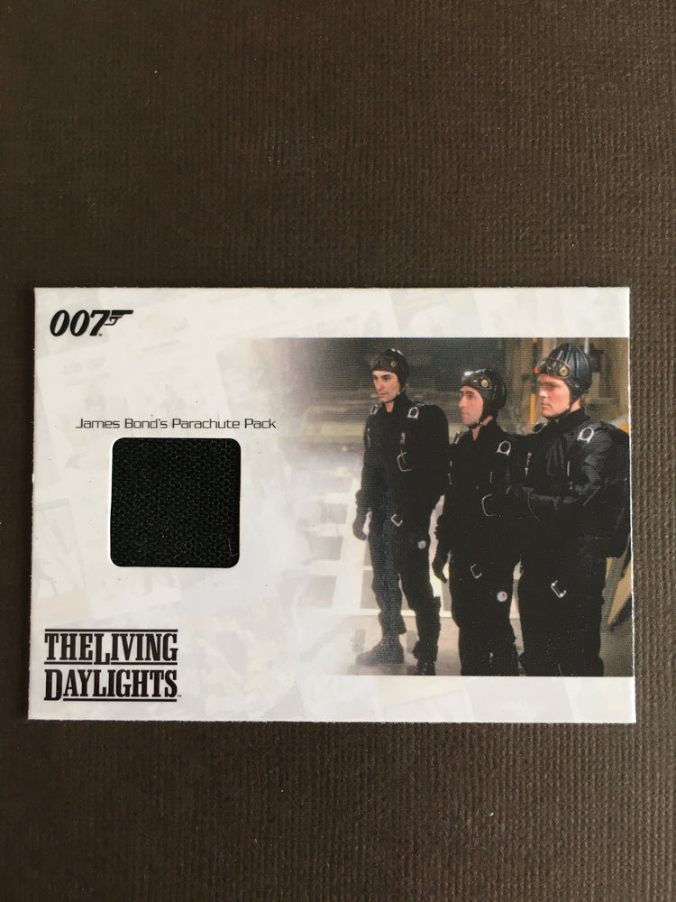 THE LIVING DAYLIGHTS (PARACHUTE PACK) - Limited & Rare Trading Card