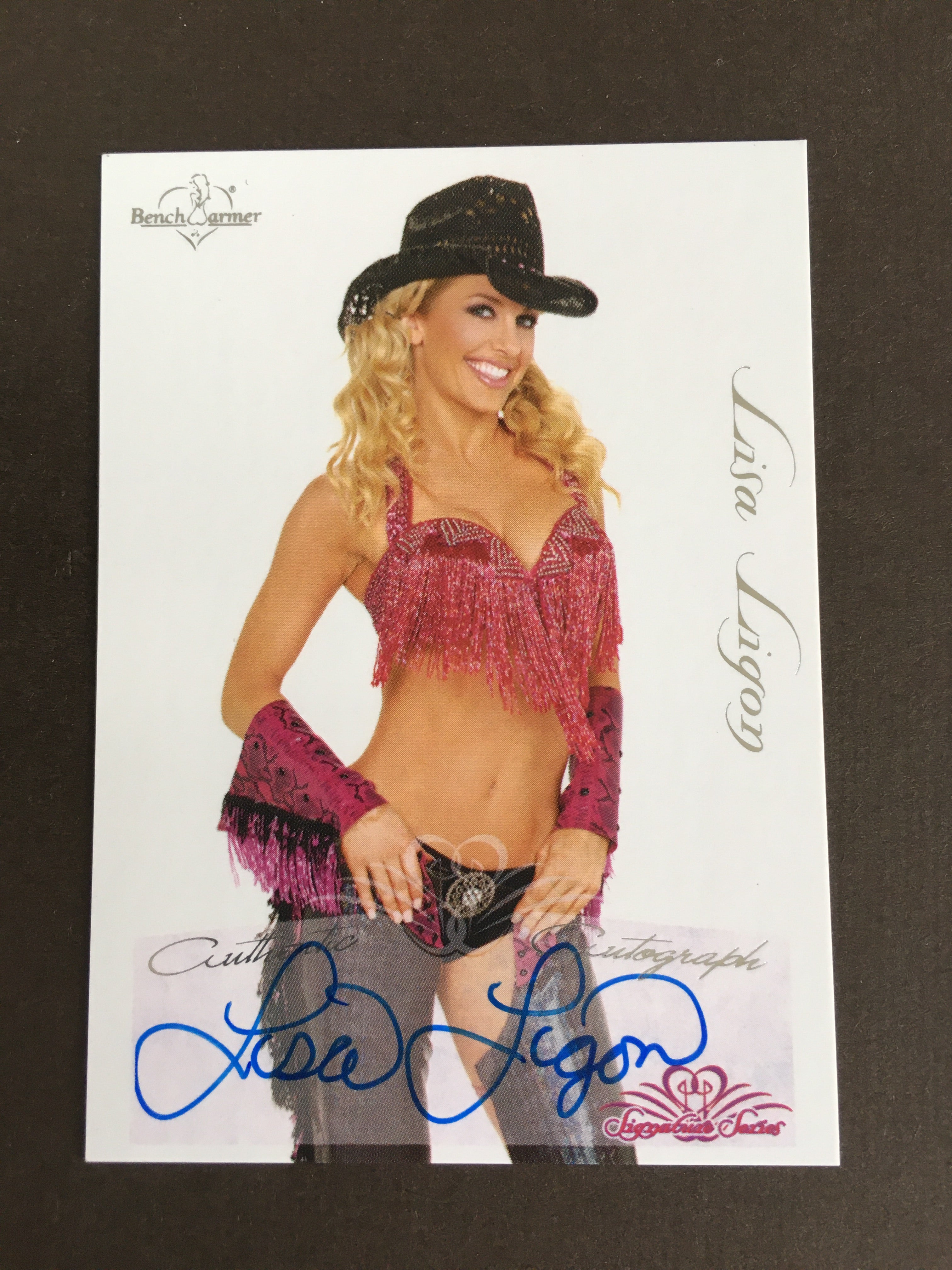 Lisa Ligon- Autographed Benchwarmer Trading Card (1)
