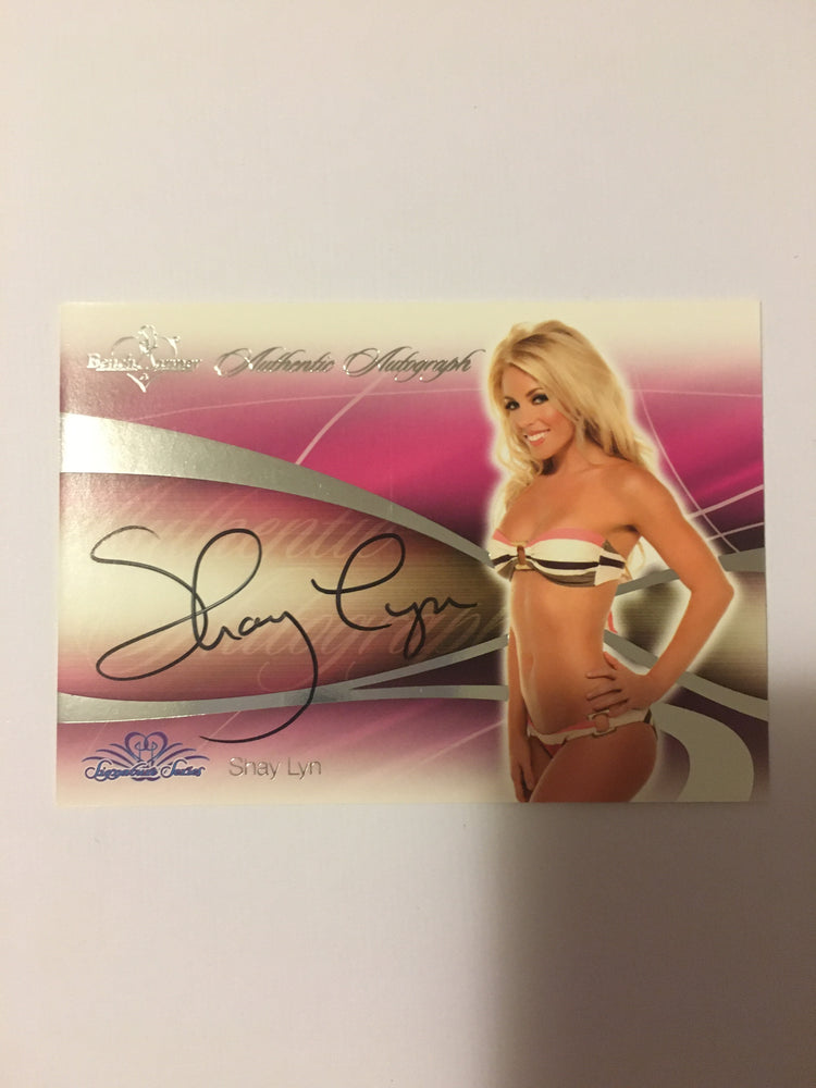 Shay Lyn - Autographed Benchwarmer Trading Card (3)