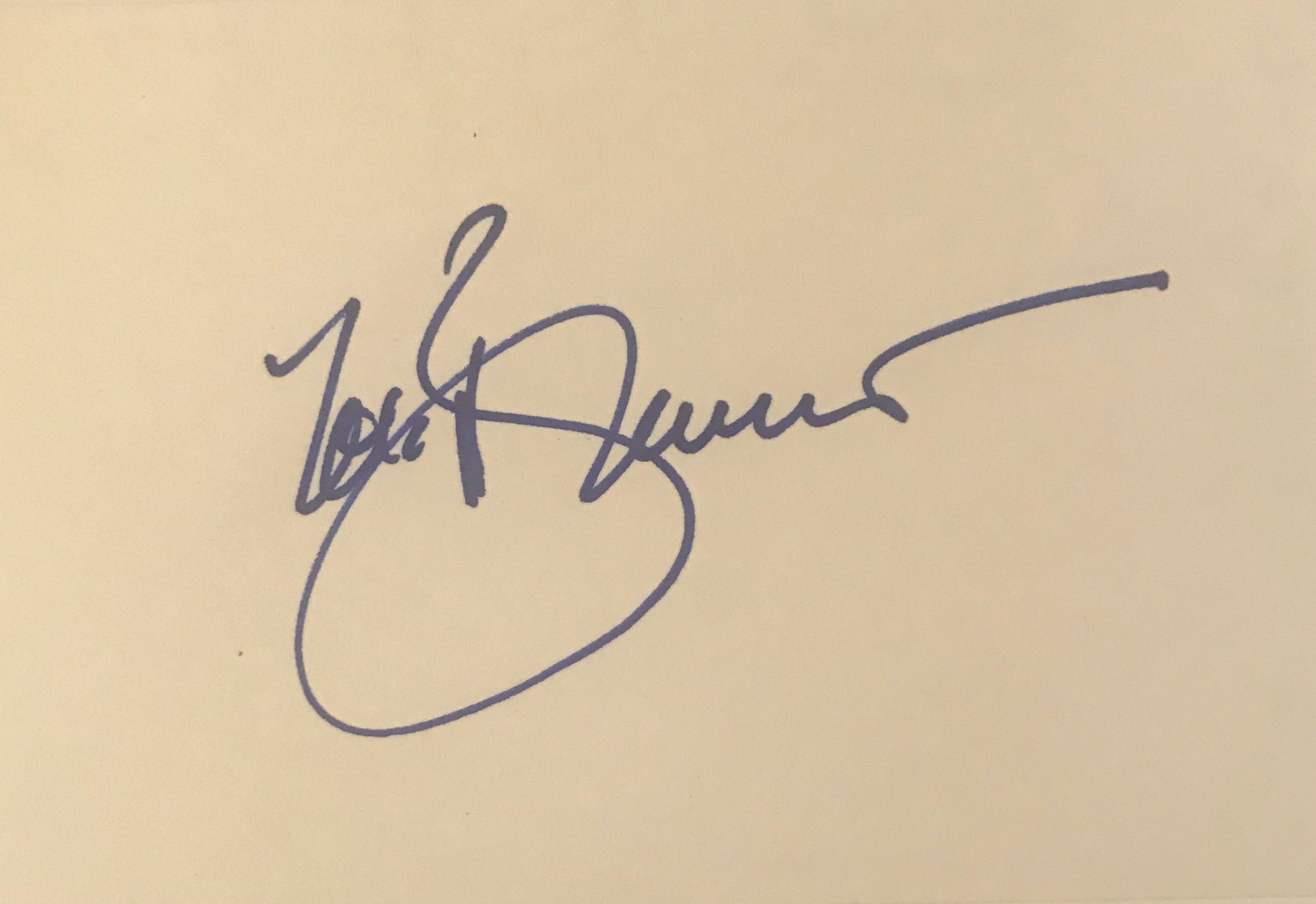Tony Bennett - Jazz Musician - Autographed Card