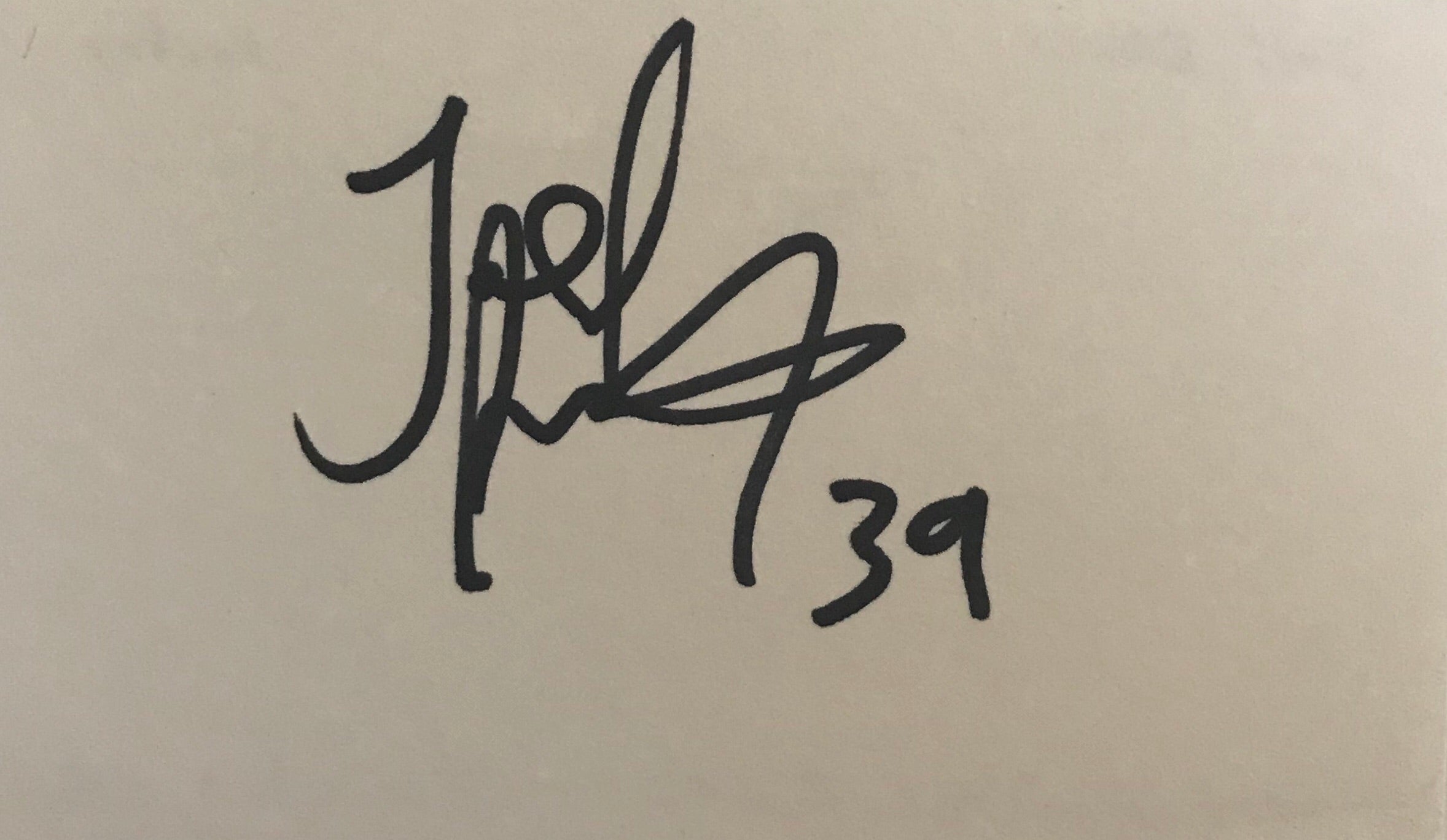 Joel Irwin - Ice Hockey - Autographed Card
