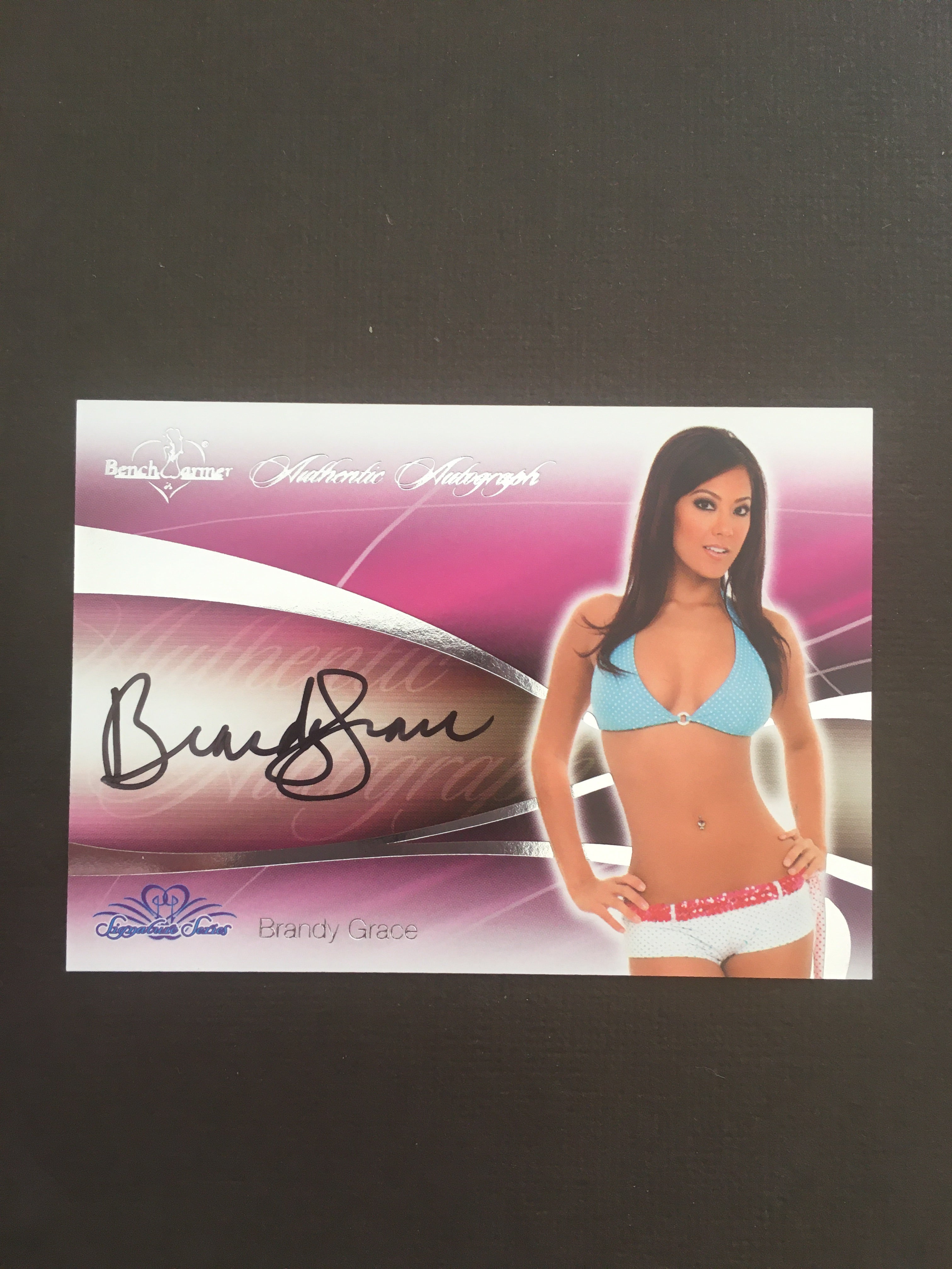 Brandy Grace - Autographed Benchwarmer Trading Card (1)