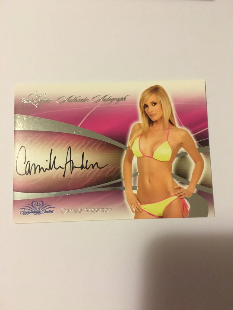 Camille Anderson - Autographed Benchwarmer Trading Card (2)