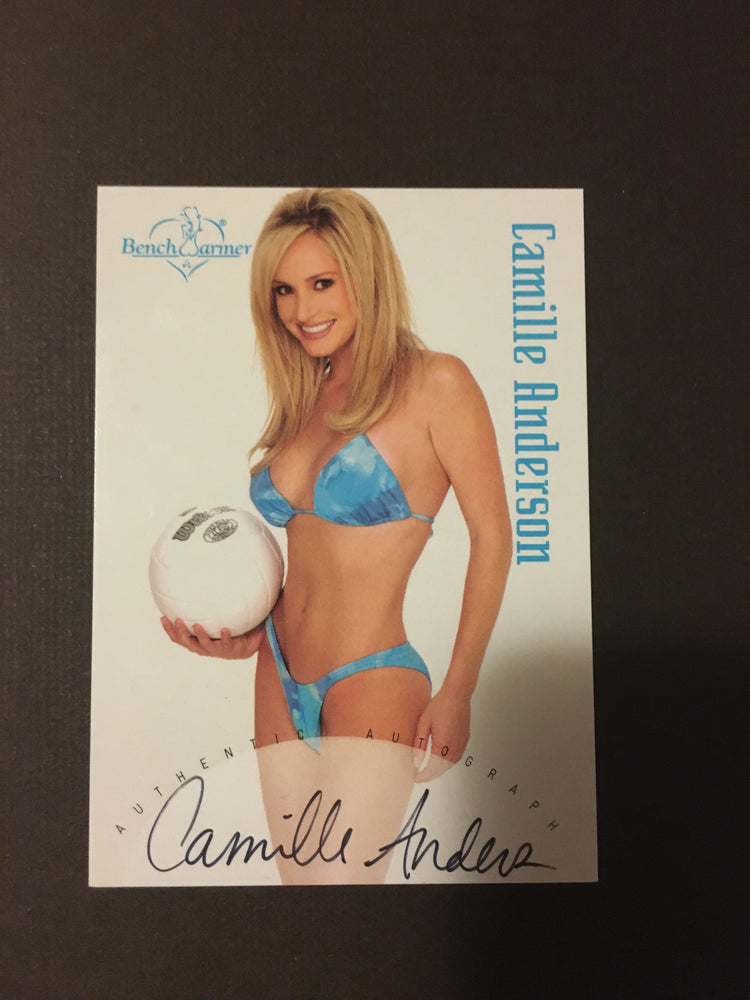 Camille Anderson - Autographed Benchwarmer Trading Card (1)