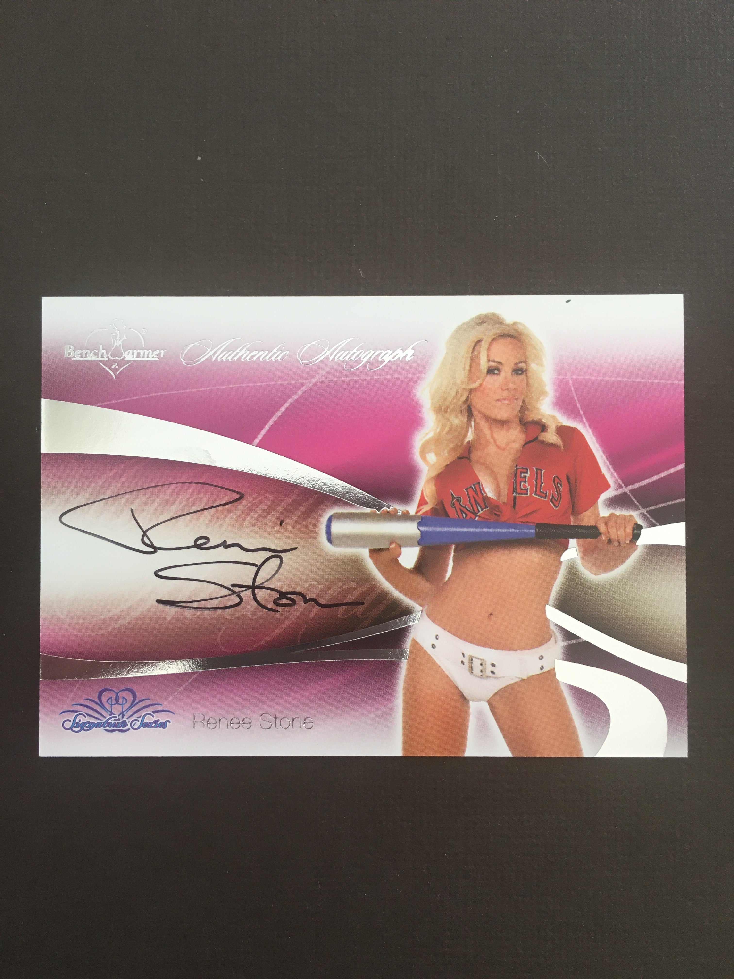 Renee Stone - Autographed Benchwarmer Trading Card (2)