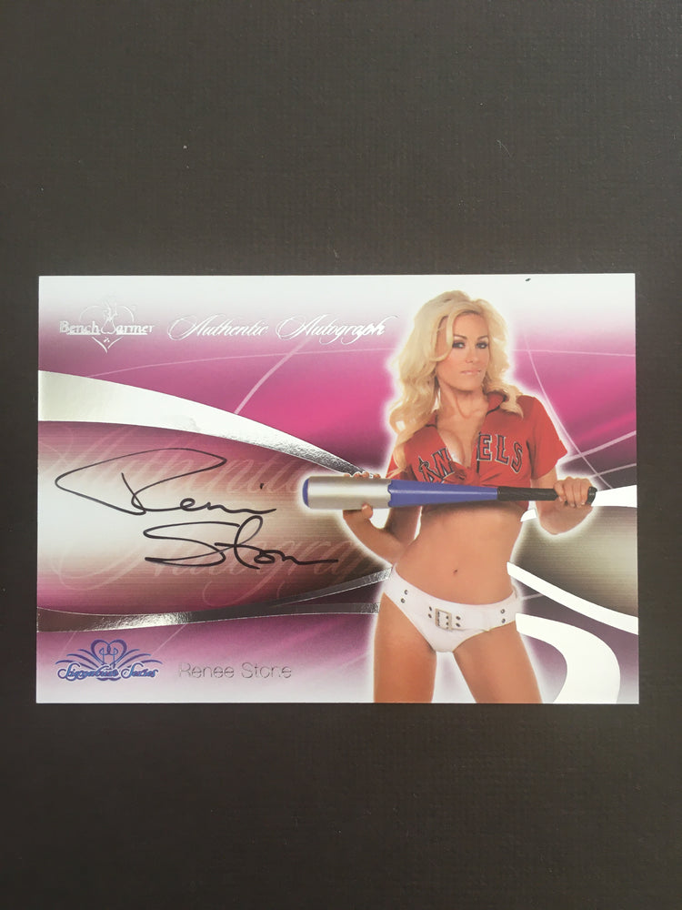 Renee Stone - Autographed Benchwarmer Trading Card (2)