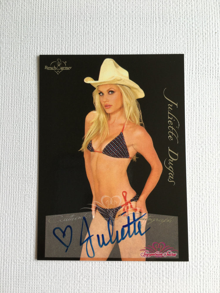 Juliette Dugas - Autographed Benchwarmer Trading Card (1)