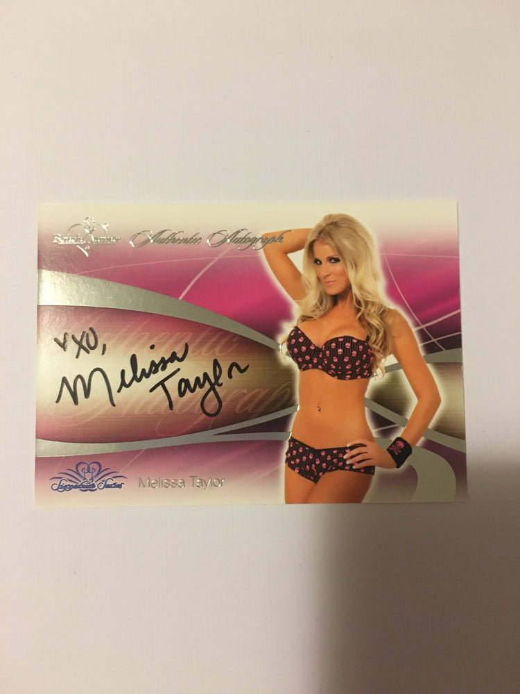 Melissa Taylor - Autographed Benchwarmer Trading Card (1)