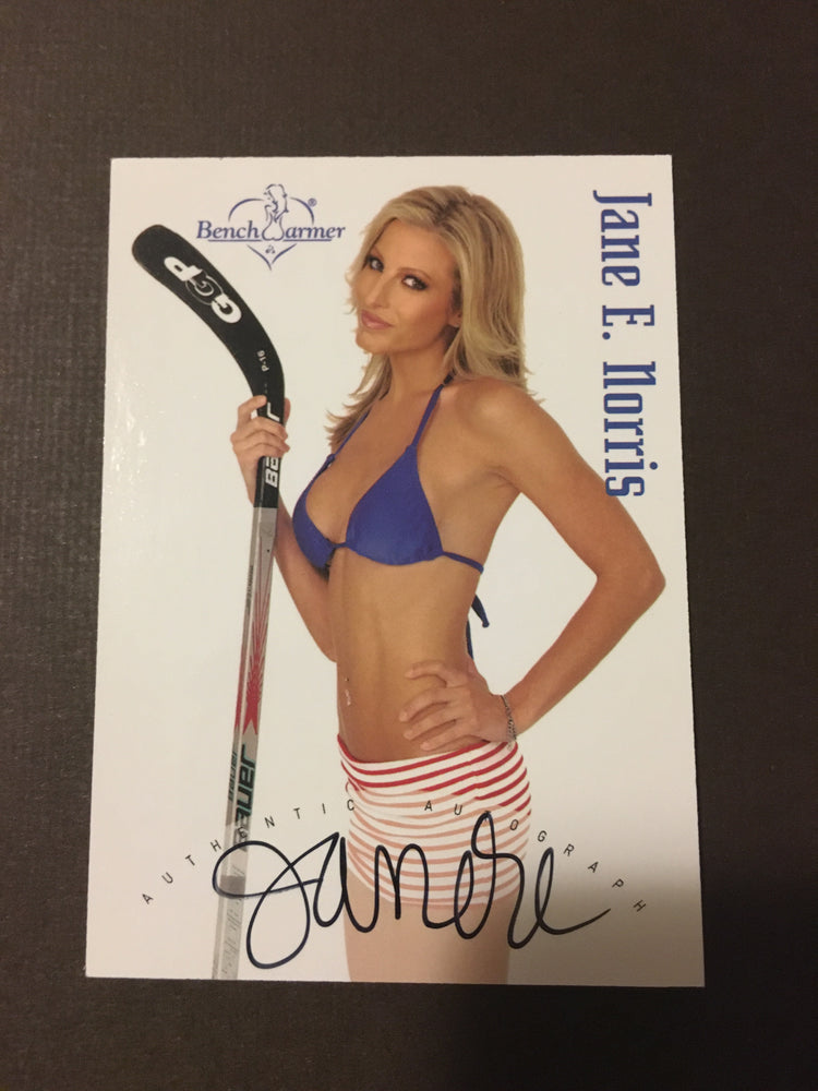 Jane E. Norris - Autographed Benchwarmer Trading Card (1)