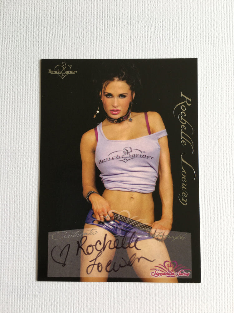 Rochelle Loewn - Autographed Benchwarmer Trading Card (1)