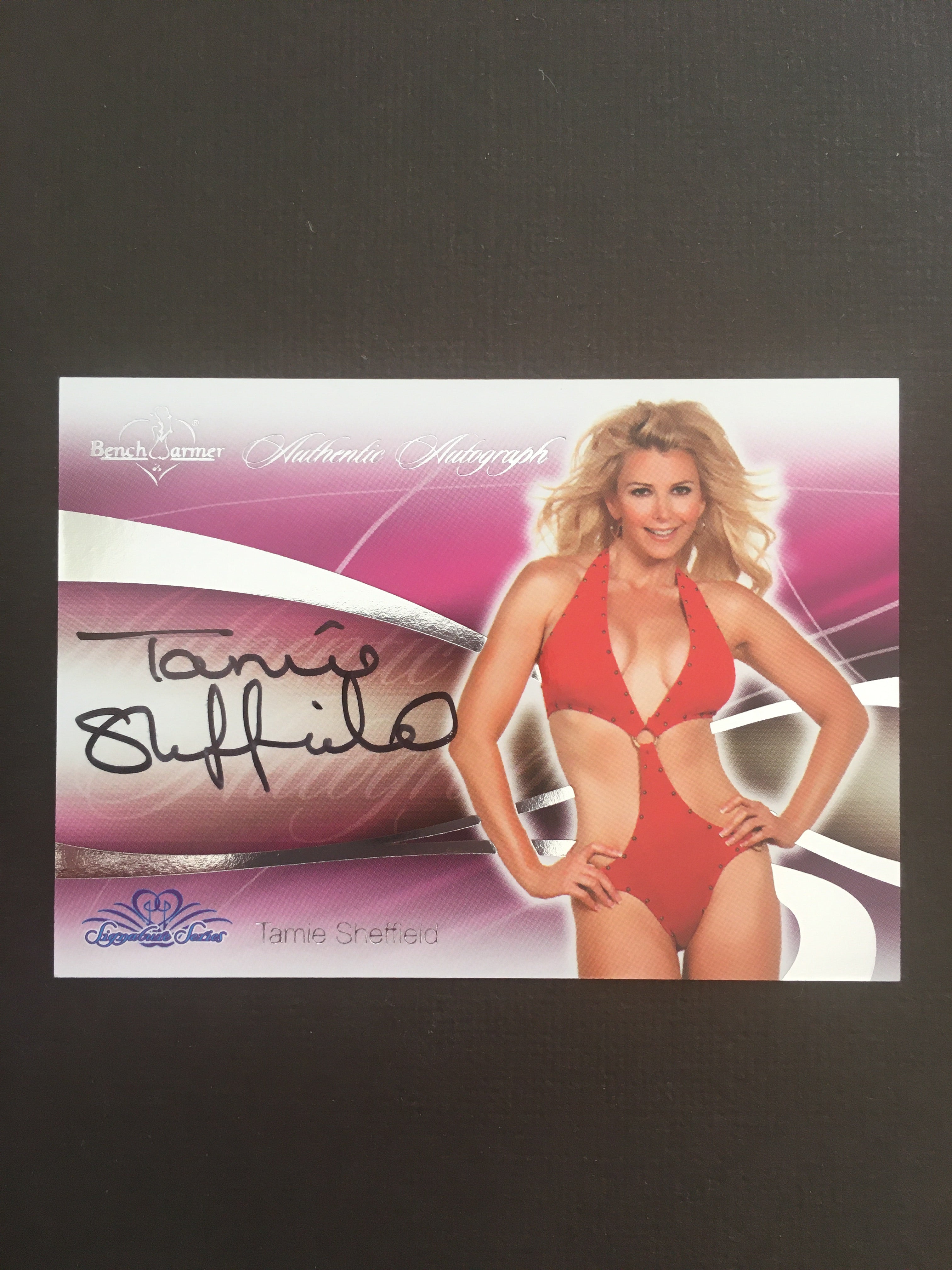 Tamie Sheffield - Autographed Benchwarmer Trading Card (3)