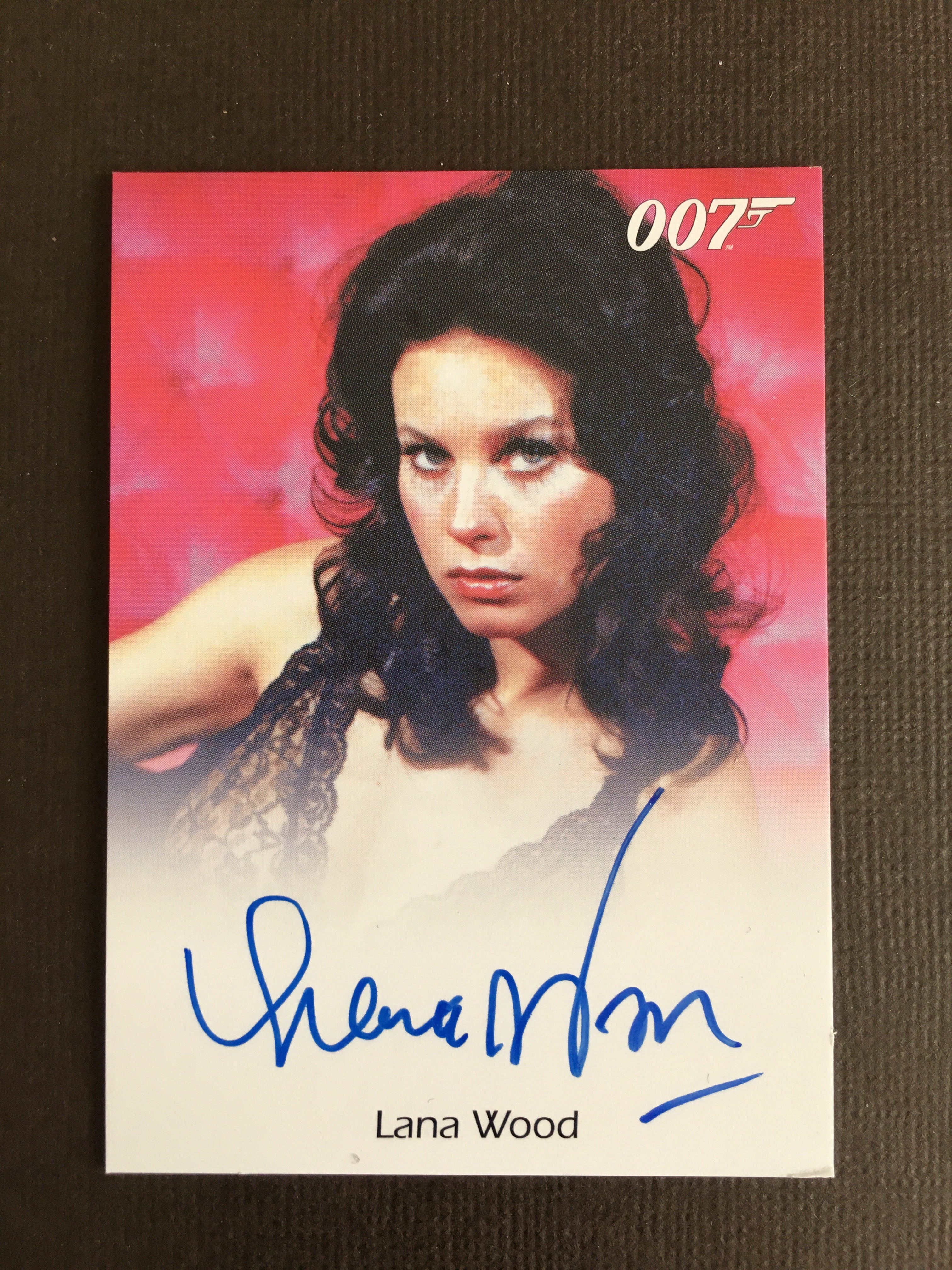 James Bond Autograph Card (Lana Wood) - Limited & Rare Trading Card