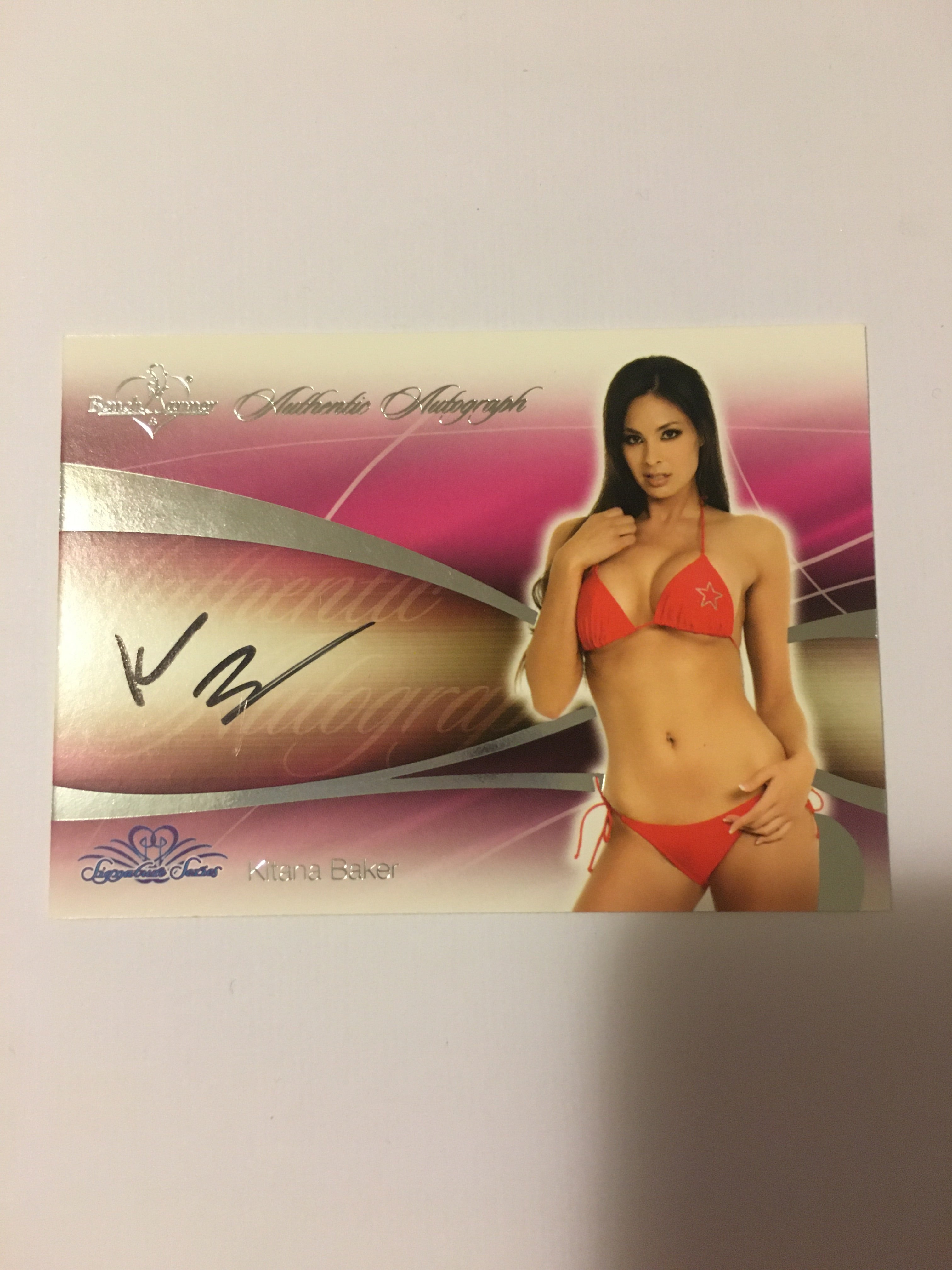 Kitana Baker - Autographed Benchwarmer Trading Card (1)