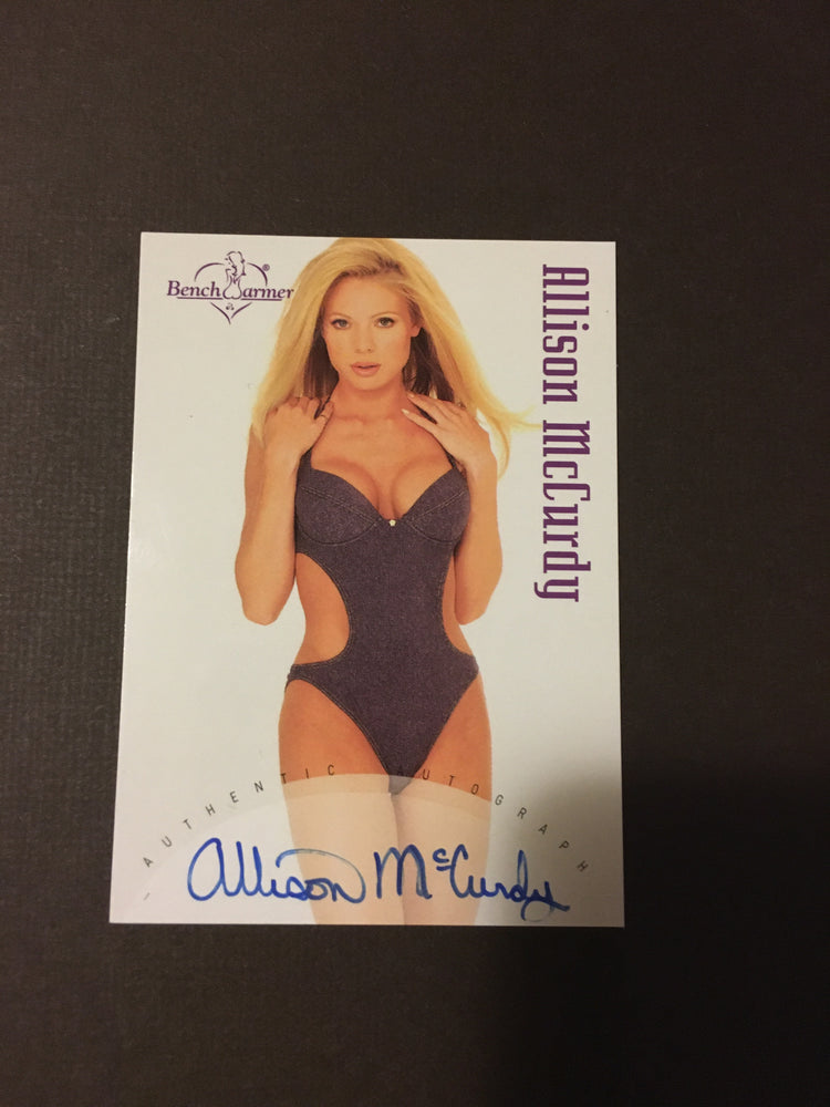Allison McCurdy - Autographed Benchwarmer Trading Card (1)