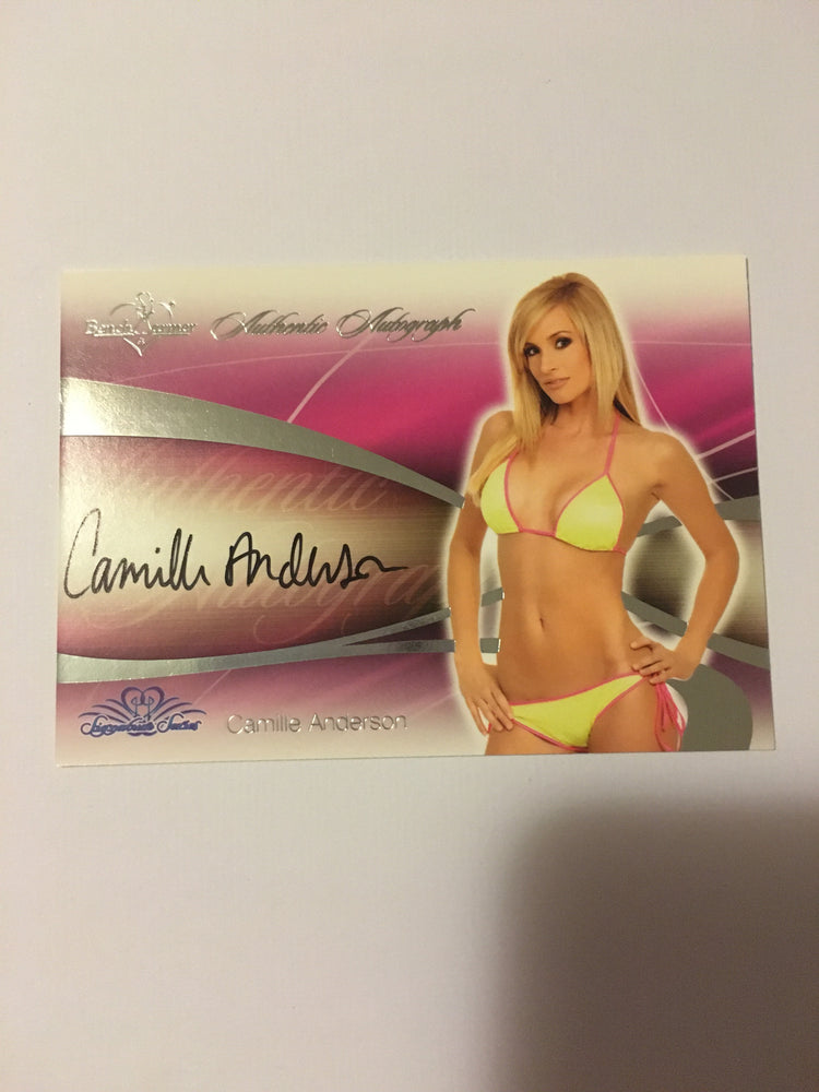 Camille Anderson - Autographed Benchwarmer Trading Card (3)
