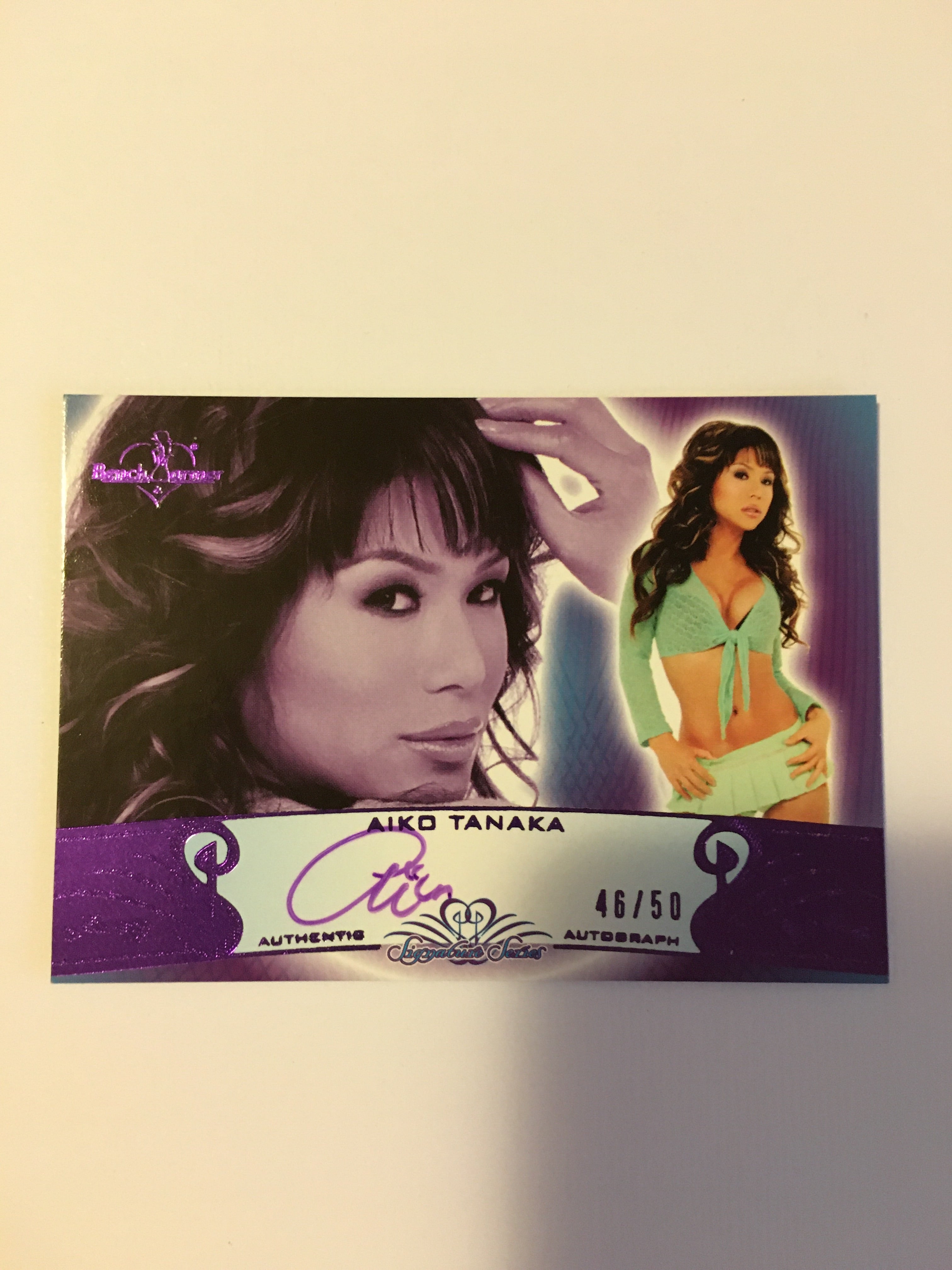 Aiko Tanaka - Autographed Benchwarmer Trading Card (1)