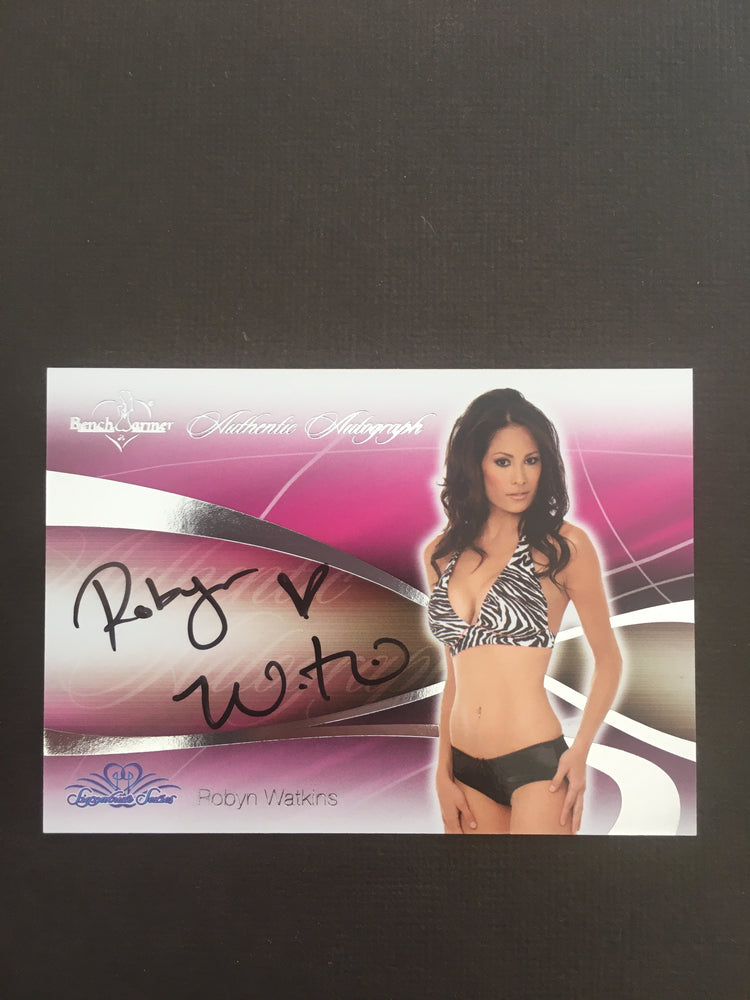 Robyn Watkins - Autographed Benchwarmer Trading Card (1)