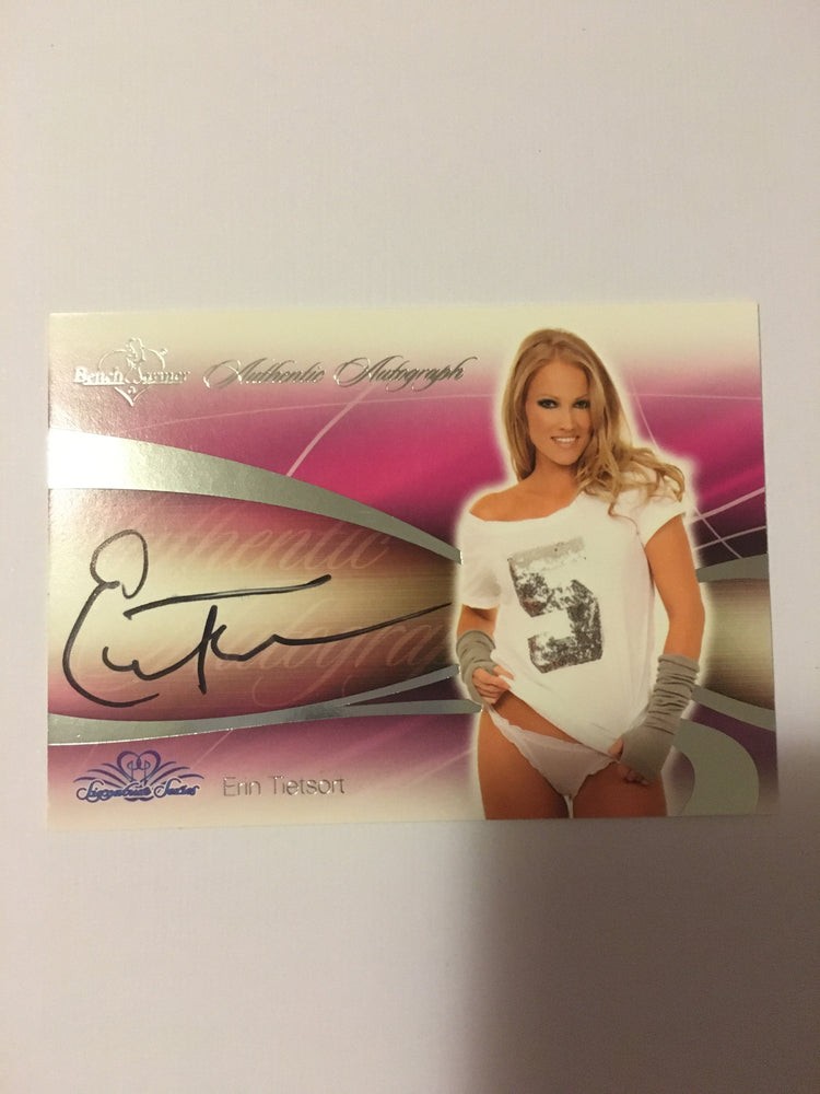 Erin Tietsort - Autographed Benchwarmer Trading Card (2)