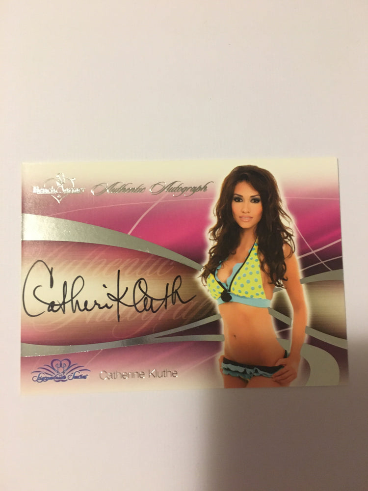 Catherine Kluthe - Autographed Benchwarmer Trading Card (2)