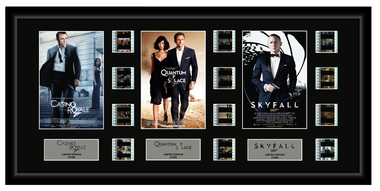 Daniel Craig Bond Trilogy - Triple 12 Cell Display