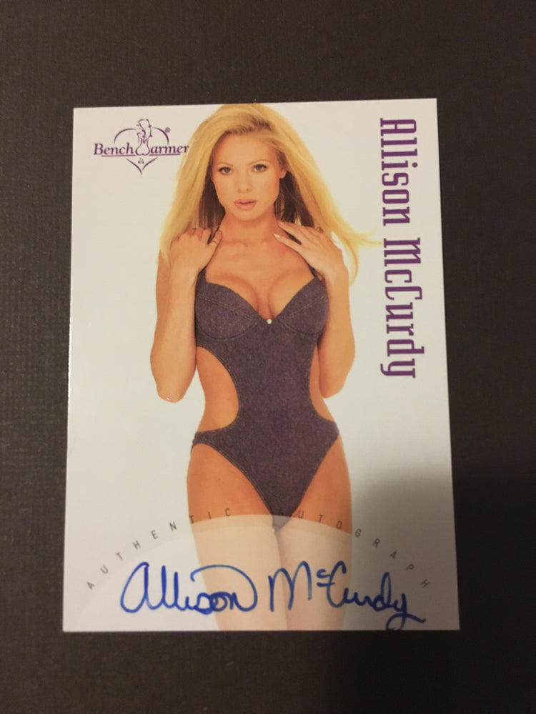 Allison McCurdy - Autographed Benchwarmer Trading Card (2)