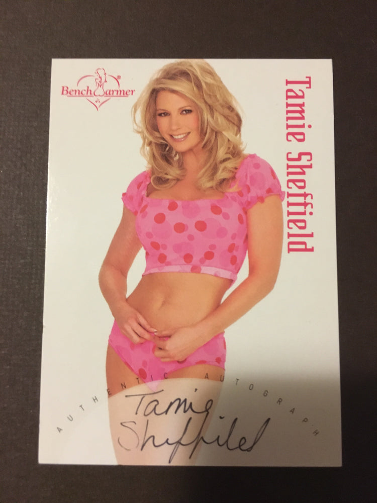 Tamie Sheffield - Autographed Benchwarmer Trading Card (1)