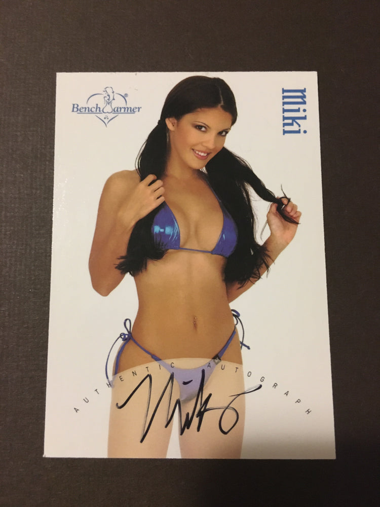Miki - Autographed Benchwarmer Trading Card (1)