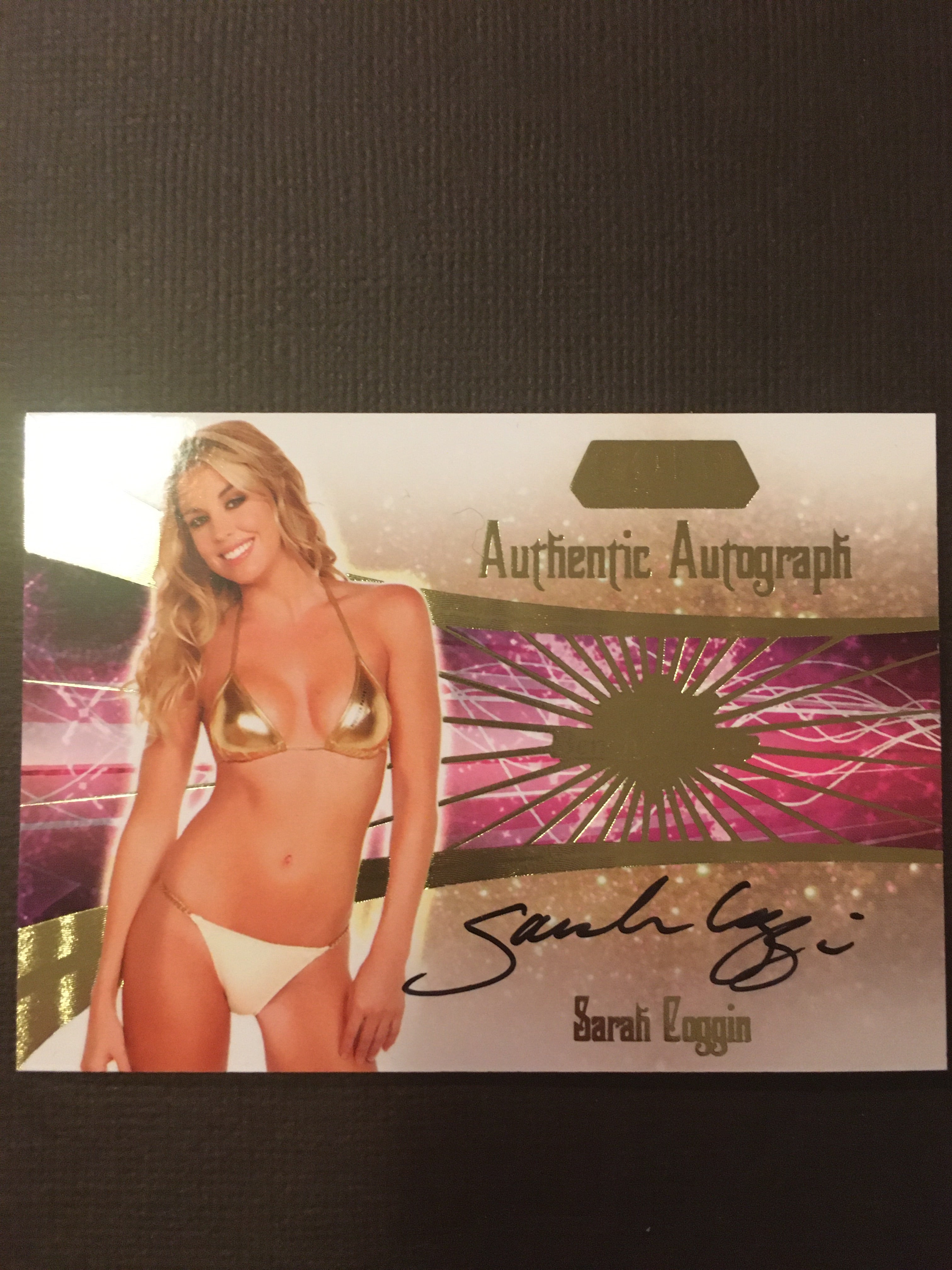 Sandra Coggin - Autographed Benchwarmer Trading Card (1)