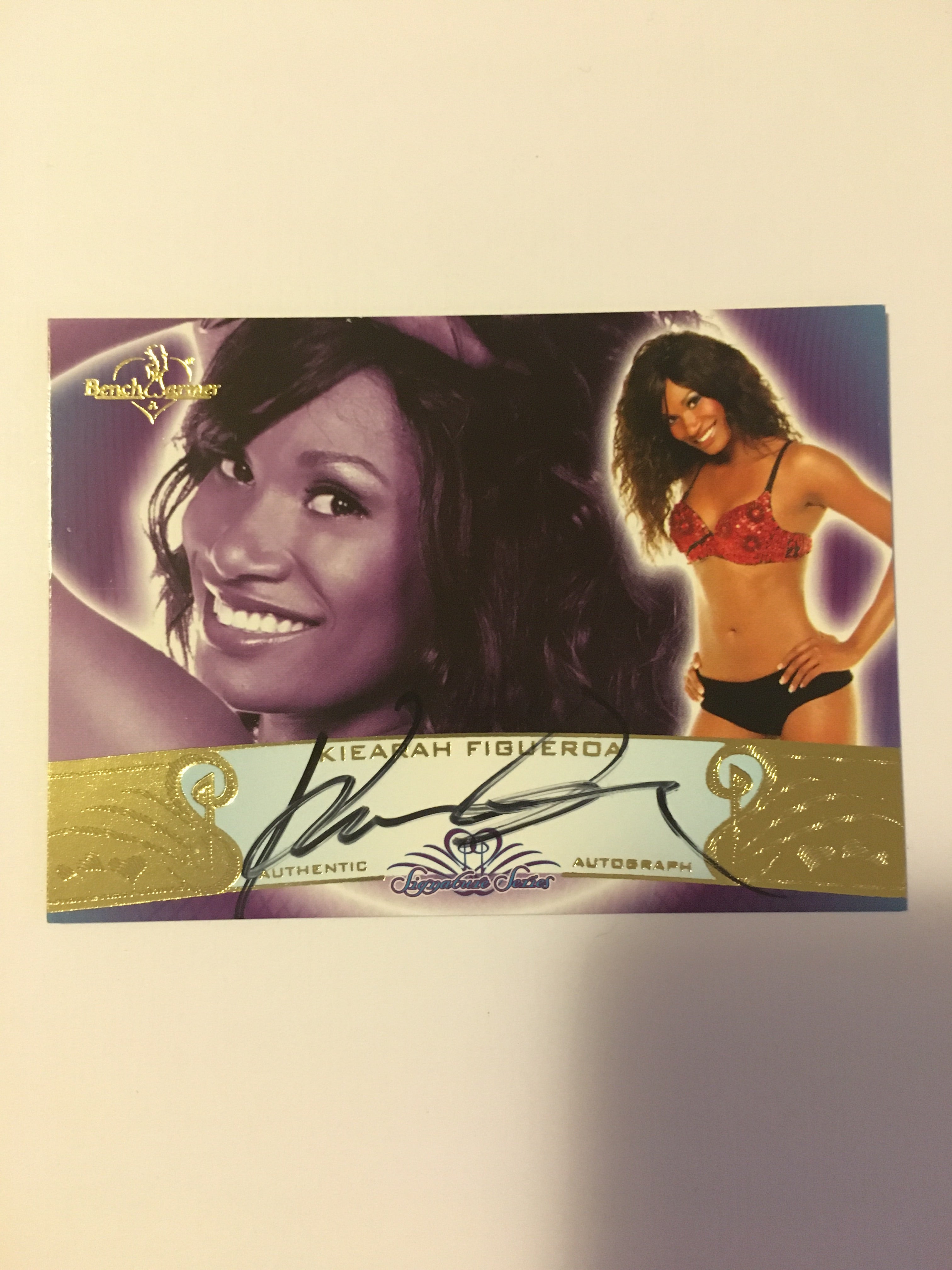 Kiearah Figueroa - Autographed Benchwarmer Trading Card (1)