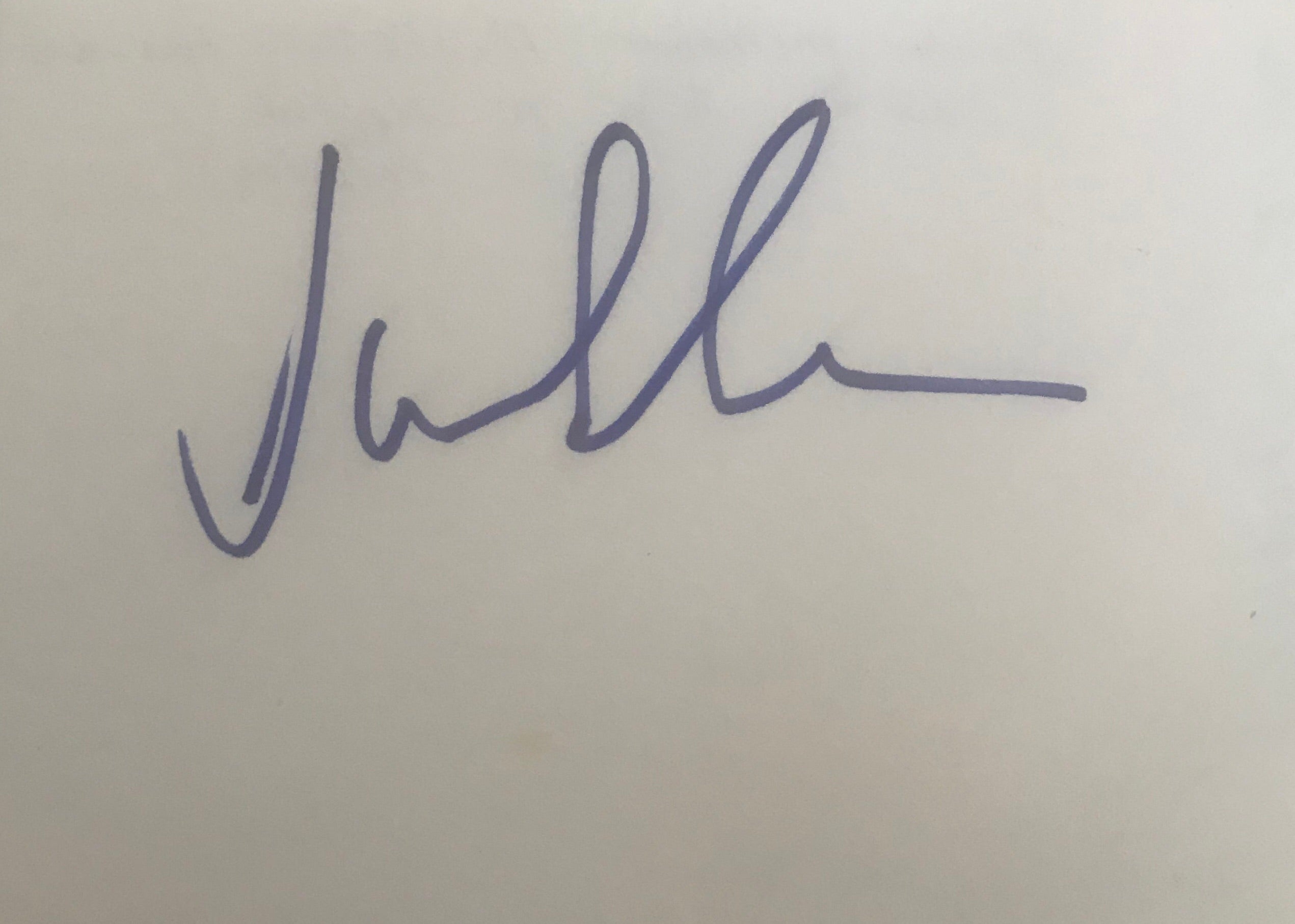 Julian McMahon - Fantastic Four - Autographed Card