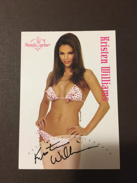 Kristen Williams - Autographed Benchwarmer Trading Card (2)