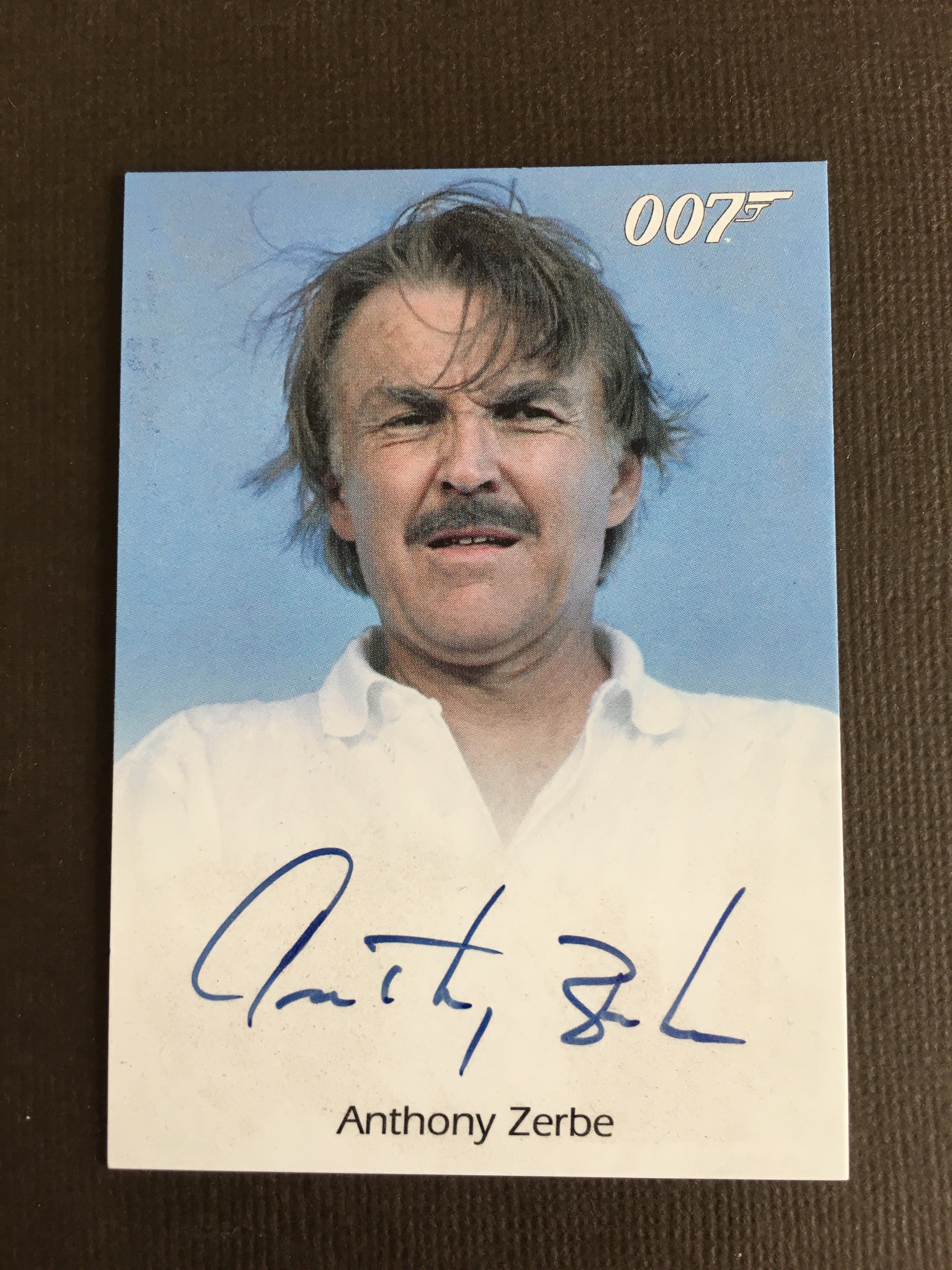 James Bond Autograph Card (Anthony Zerbe) - Limited & Rare Trading Card