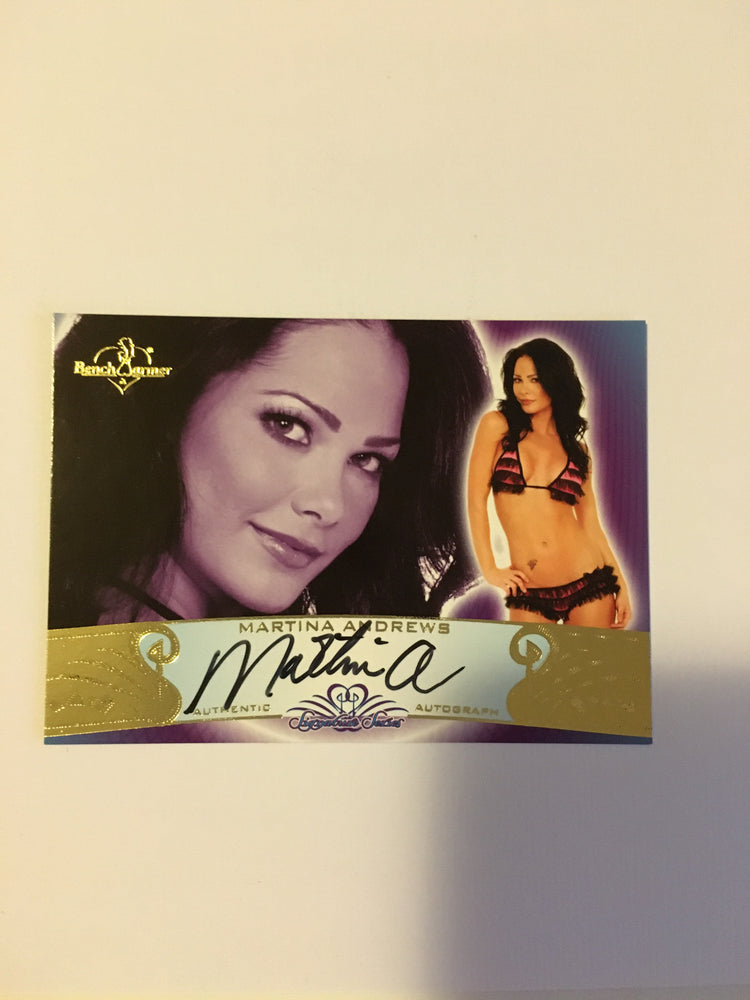 Martina Andrews - Autographed Benchwarmer Trading Card (1)
