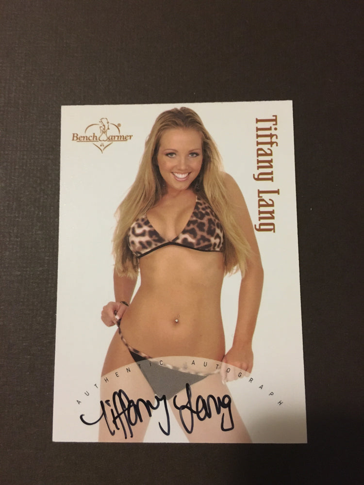 Tiffany Lang - Autographed Benchwarmer Trading Card (1)