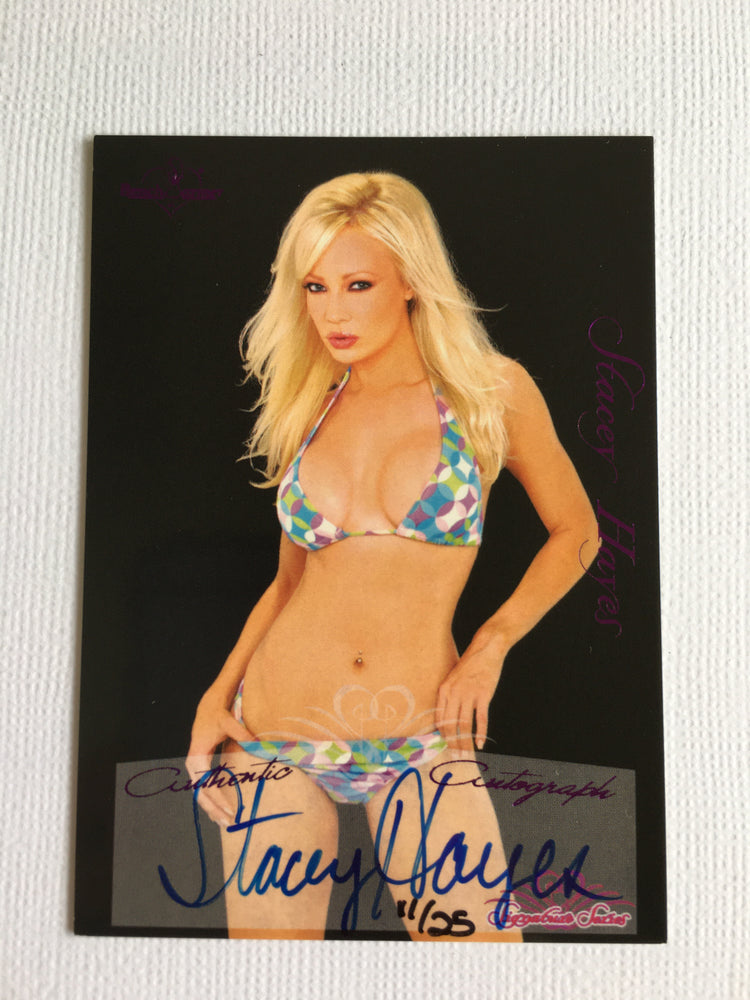 Stacey Hayes - Autographed Benchwarmer Trading Card (1)
