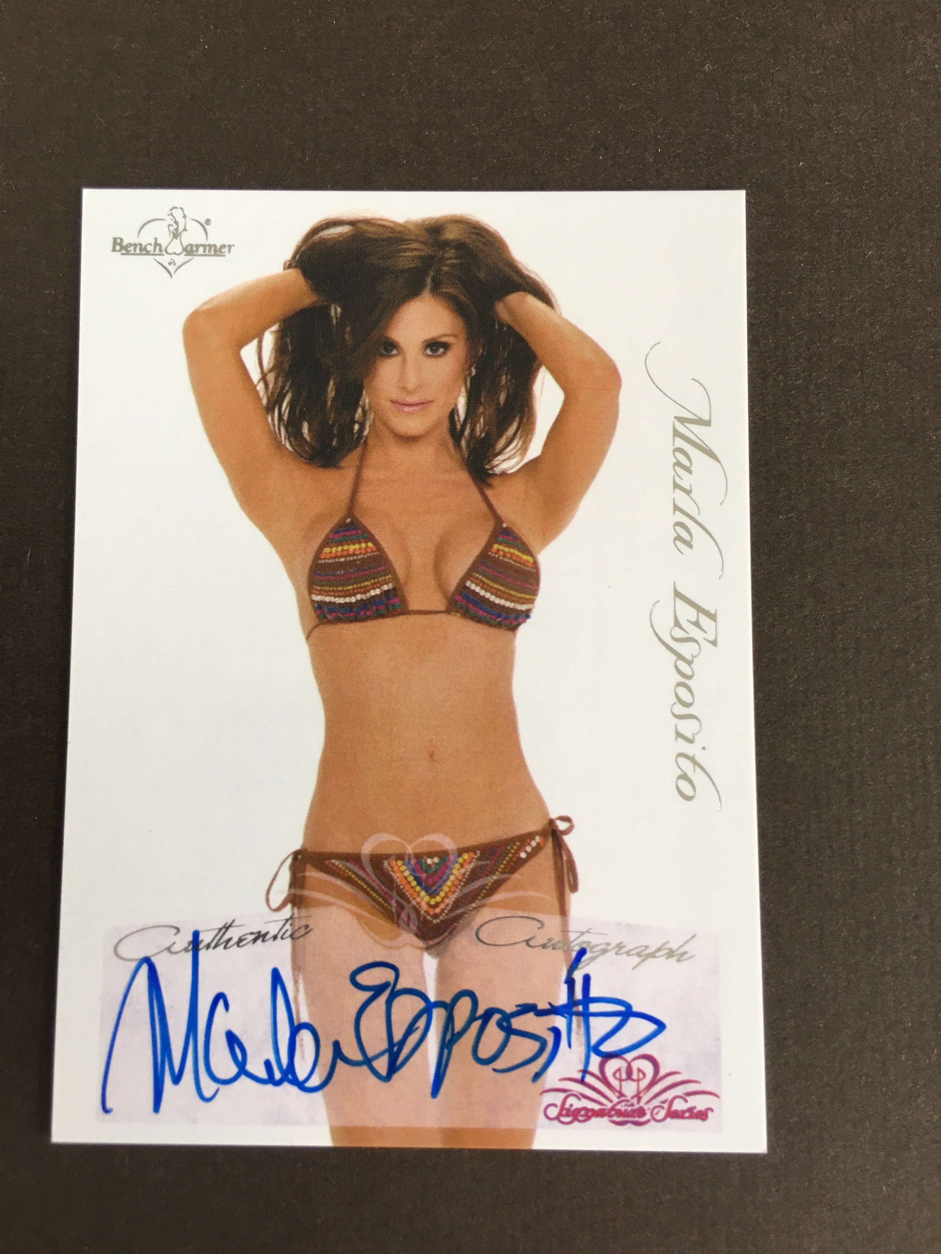 Maria Esposito - Autographed Benchwarmer Trading Card (1)