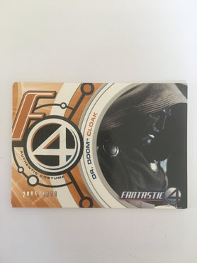 FANTASTIC 4 COSTUME (DR DOOM) - Limited & Rare Trading Card (2)