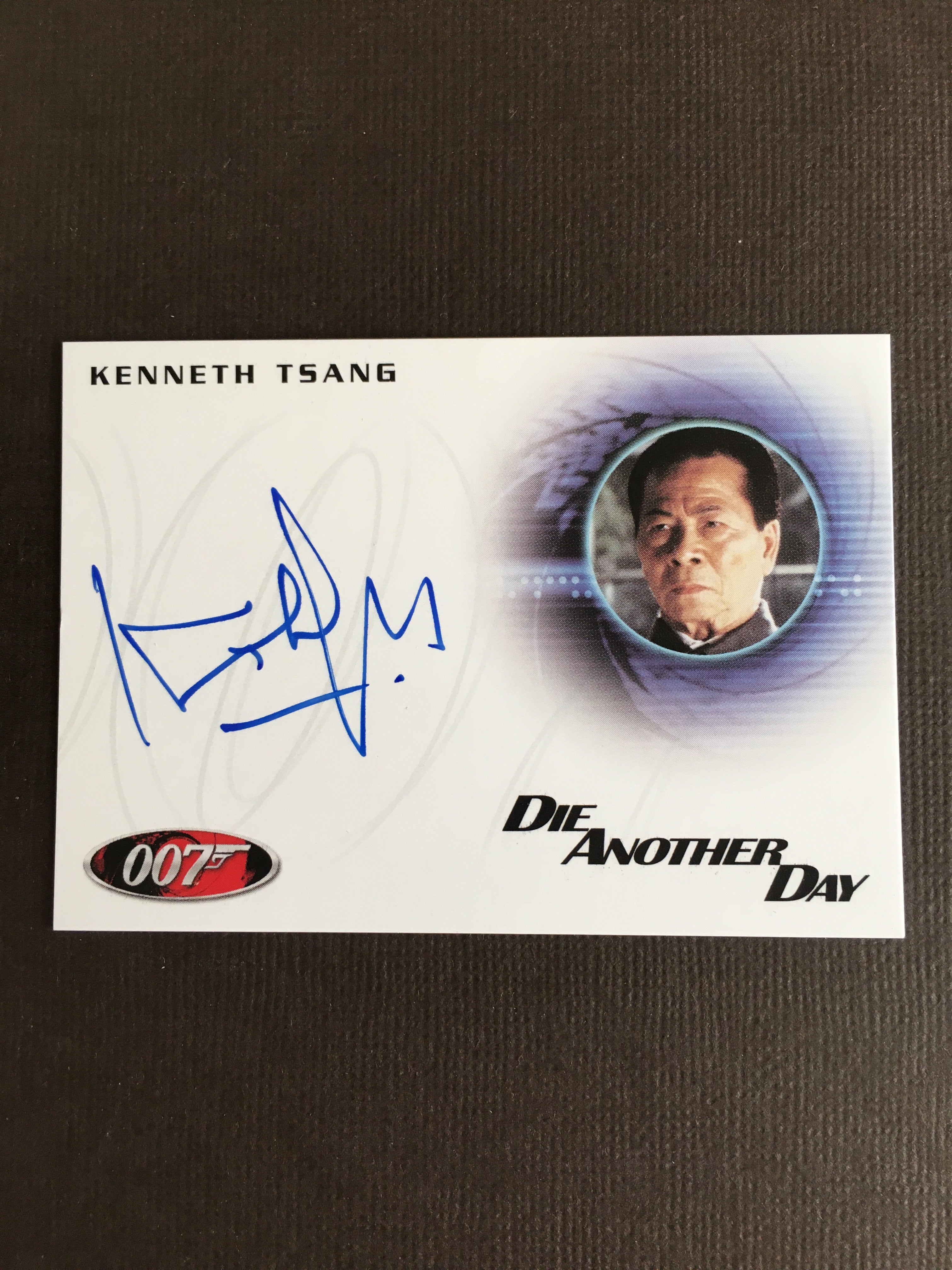 James Bond Autograph Card (Kenneth Zsang) - Limited & Rare Trading Card