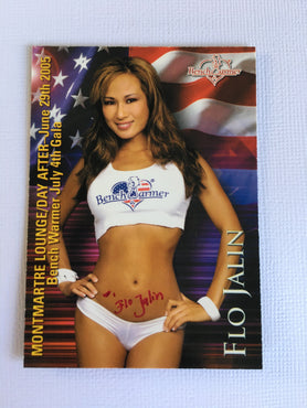 Flo Jalin - Autographed Benchwarmer Trading Card (3)