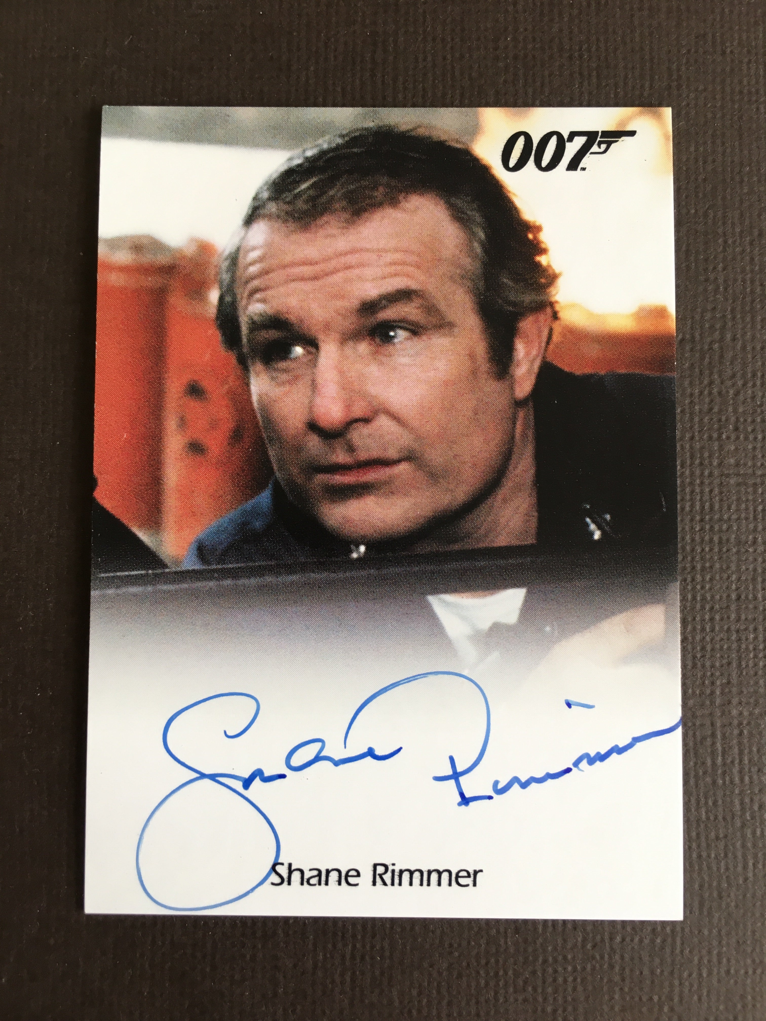 James Bond Autograph Card (Shane Rimmer) - Limited & Rare Trading Card