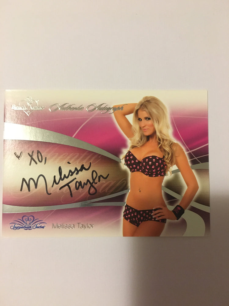 Melissa Taylor - Autographed Benchwarmer Trading Card (2)
