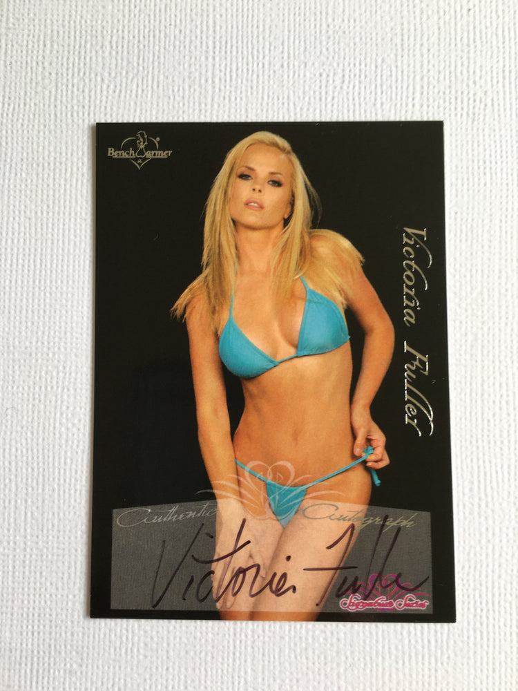 Victoria Fuller - Autographed Benchwarmer Trading Card (1)