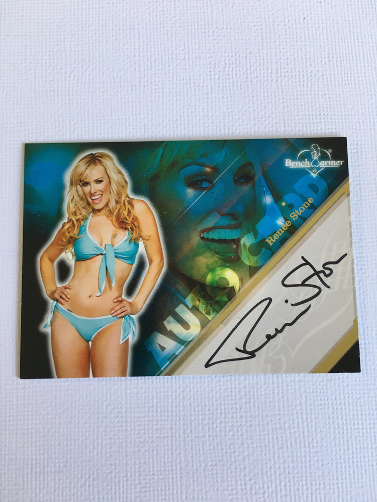 Renee Stone - Autographed Benchwarmer Trading Card (1)