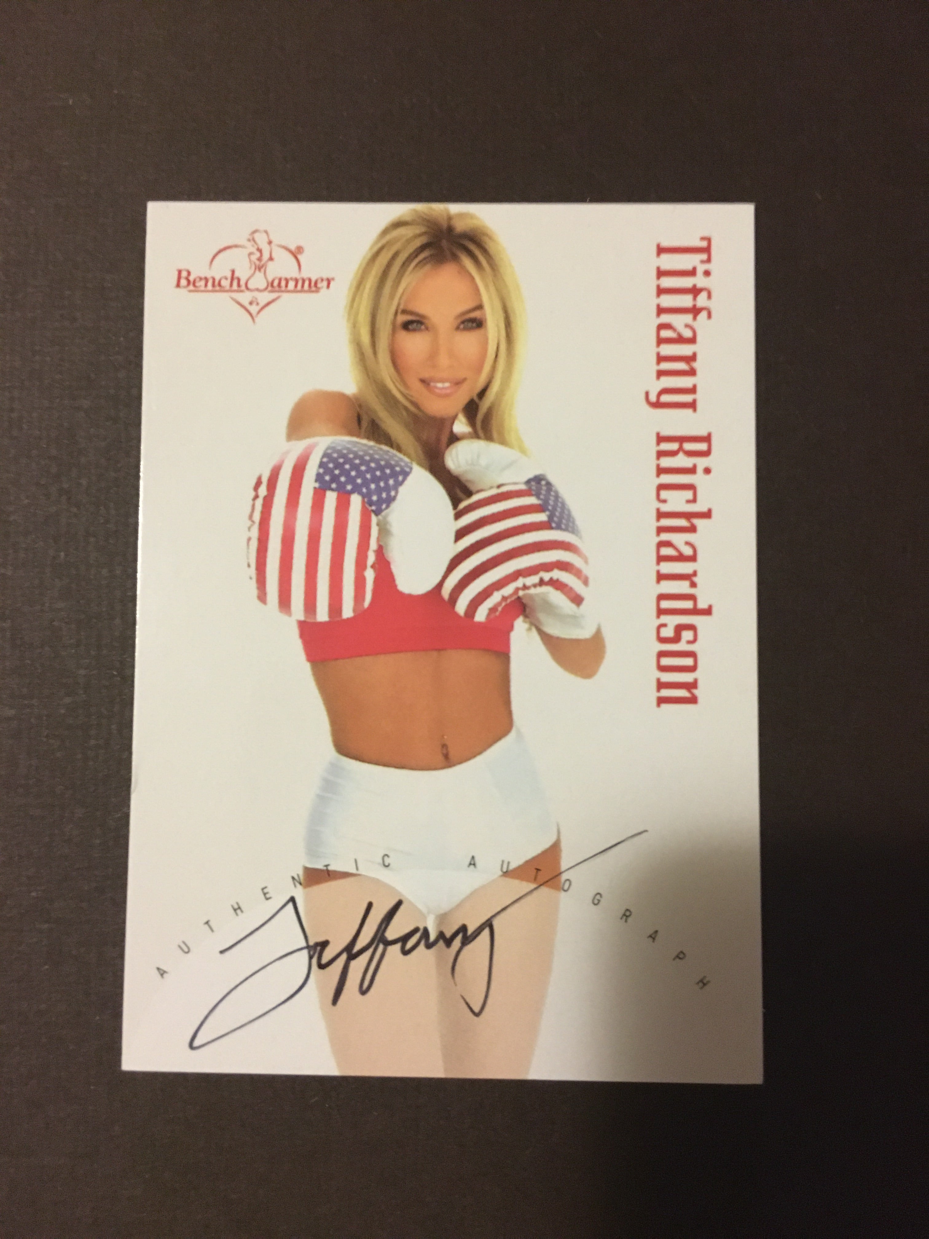 Tiffany Richardson - Autographed Benchwarmer Trading Card (1)