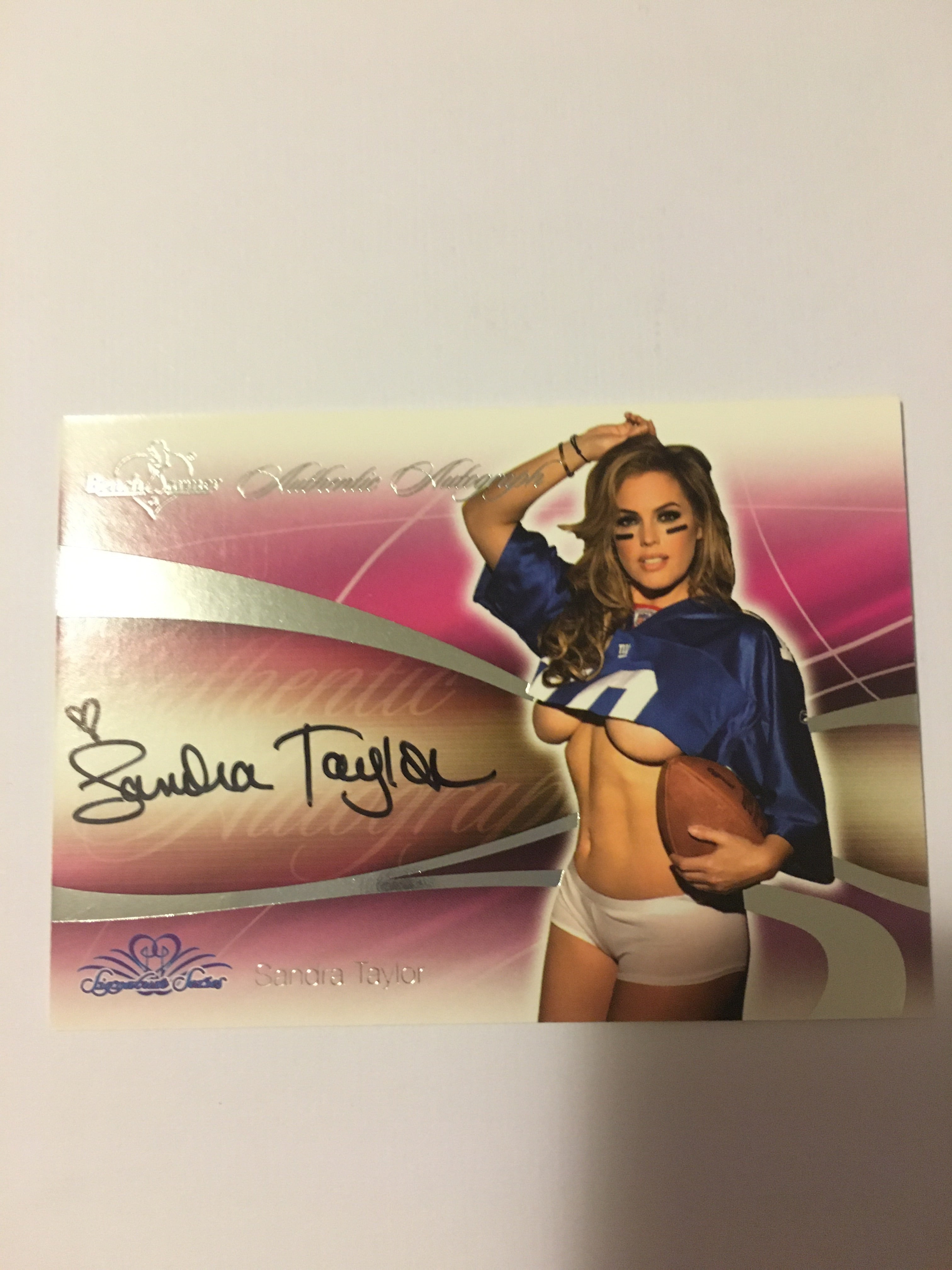 Sandra Taylor - Autographed Benchwarmer Trading Card (3)